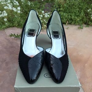 Beltrami Italian designer black heel